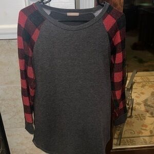 Buffalo plaid long sleeve